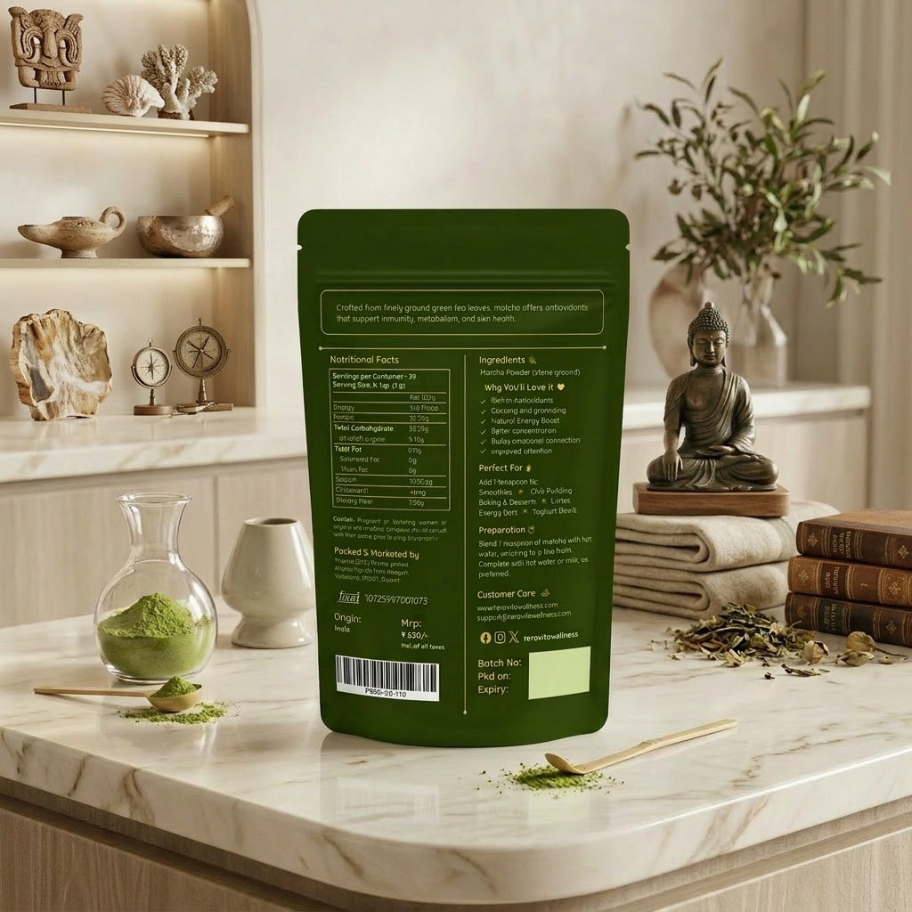 Ceremonial grade matcha powder