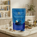 Blue spirulina powder